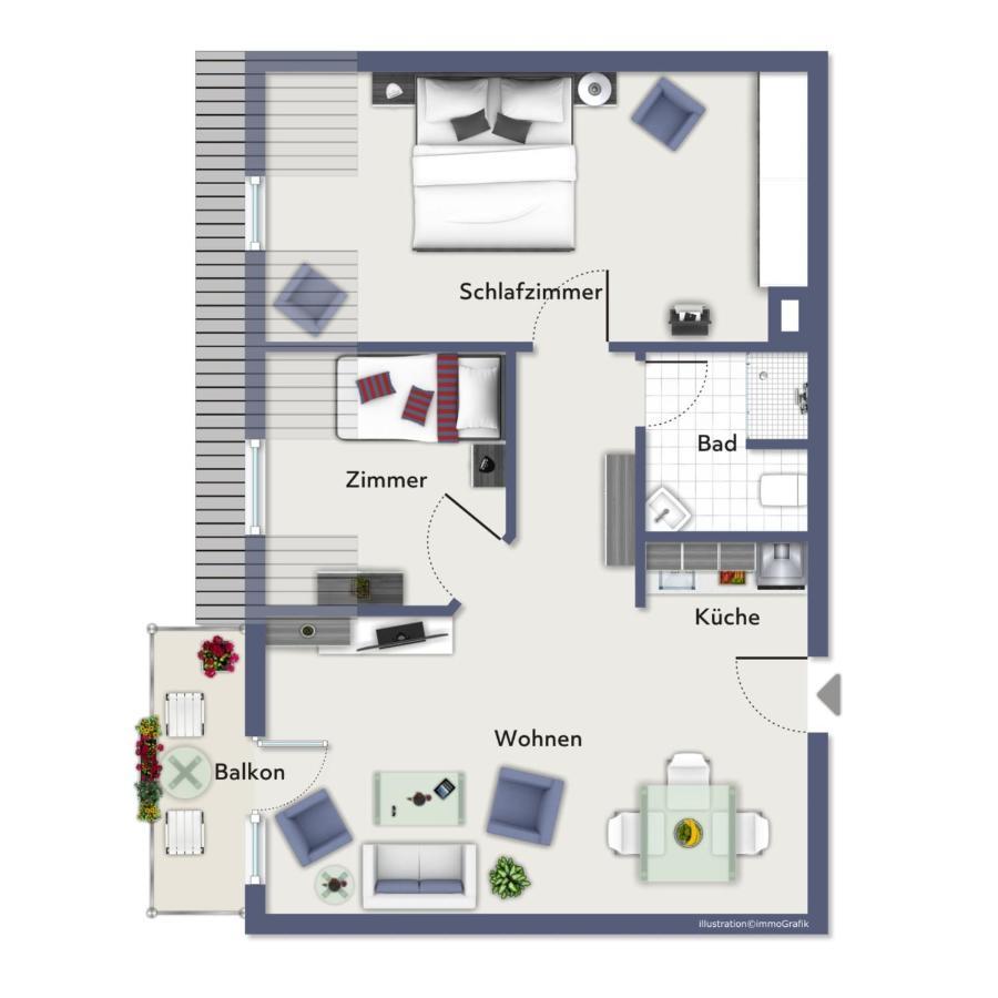 Ostseewelle Wohnung 24 คูล็องสบอร์น ภายนอก รูปภาพ